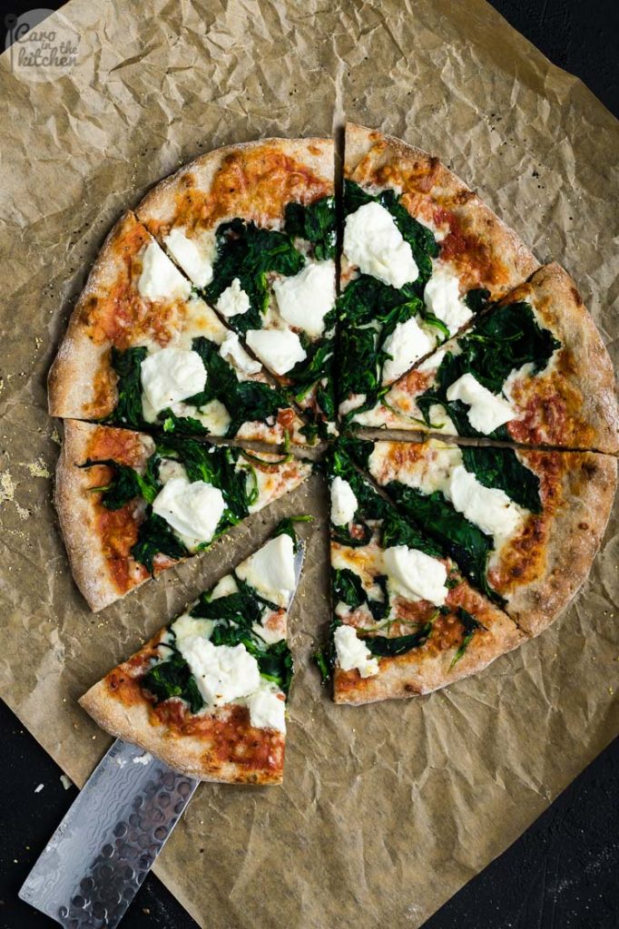 Grundrezept für super einfachen No-Knead Dinkelvollkorn Pizzateig | #cleaneating #clean #vegan #vegetarisch #vegetarian #rezept #recipe
